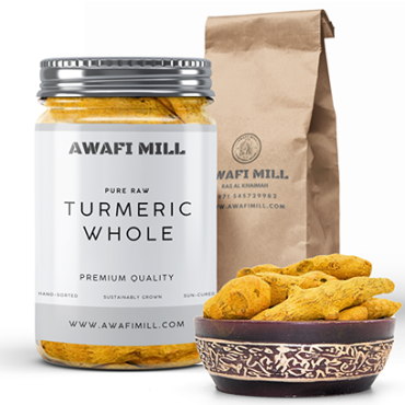 Awafi Mill Dried Whole Turmeric Dried Turmeric Root 100gm